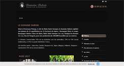 Desktop Screenshot of domaine-dubois.fr