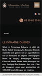 Mobile Screenshot of domaine-dubois.fr